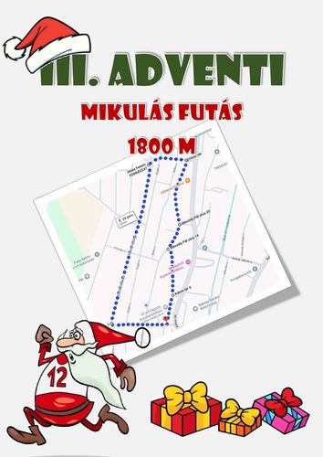 Rész vettünk és megnyertük a városi III. Adventi Mikulás futást Kunszentmiklóson